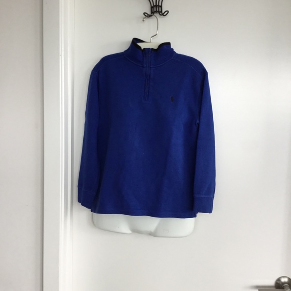 Polo  by Ralph Lauren Blue Boy’s Sweater. Size  10-12  $30 - Picture 3 of 12